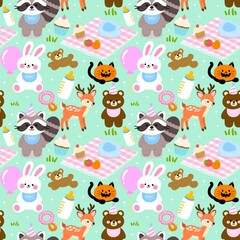 Baby Shower Rainy Parade Pattern