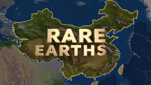 Rare earth minerals in China. Critical minerals.