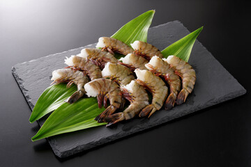 無頭ブラックタイガーえび