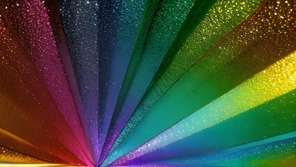 A Glittering Kaleidoscopic Explosion of Neon Lights and Shadows