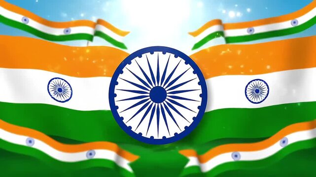 India Celebrates Republic Day with Patriotic Spirit and Pride on a Sunny Day