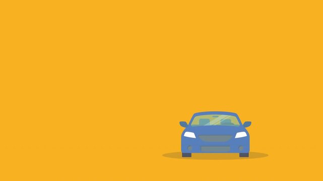 Car animation, 4k video template