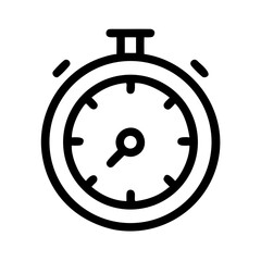 Obraz premium Stopwatch vector icon illustration
