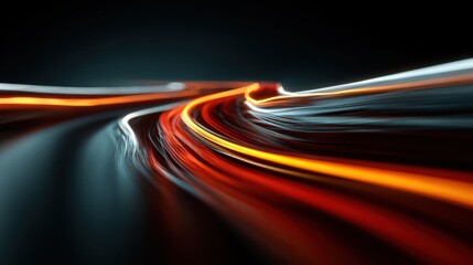 Speed neon motion light with abstract trail lines, creating a dynamic and futuristic background