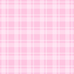 ​Seamless pink plaid pattern background for textile and wallpaper 