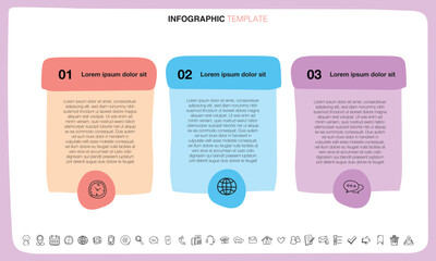 Doodle Infographic Template