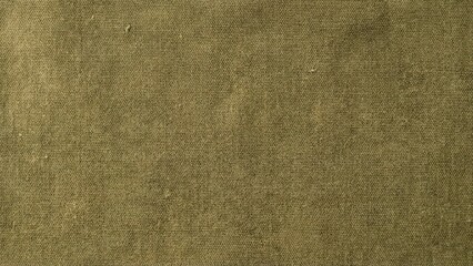 Fototapeta premium Green canvas texture background with rough fabric weave and a spacious blank area for text