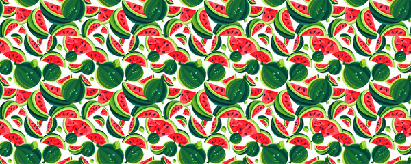 watermelon Seamless Pattern 010 - 1