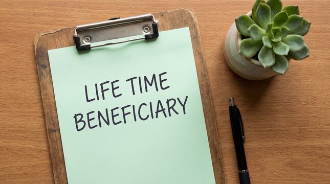 Lifetime beneficiary designation estate planning document ensuring ongoing financial support recipient rights long term wealth distribution inheritance security protection family legacy transfer
