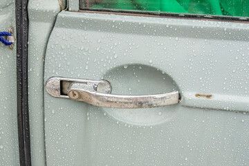 車のドアハンドル　Unusual door handles from old cars