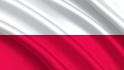 Flag of Poland &ndash; Horizontal White and Red Stripes Representing National Identity and Heritage