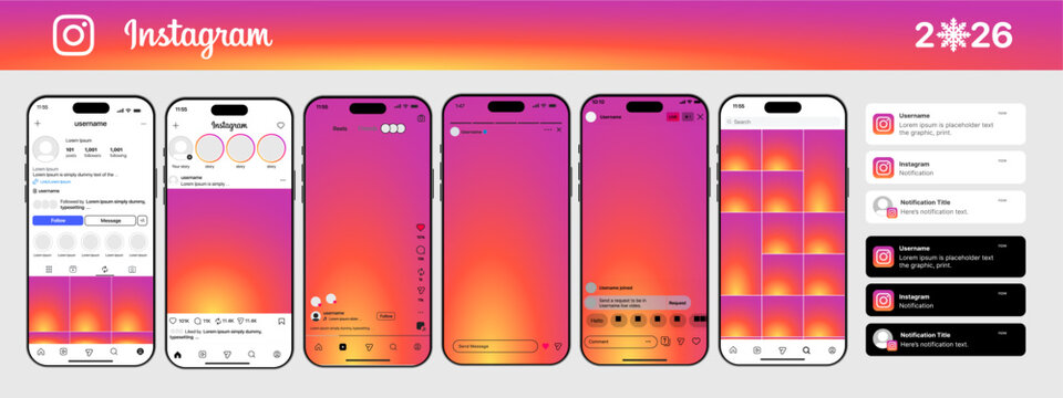  instagram mockup social media template , new update instagram post mock up , frame social network, Instagram moc kup with mobile phone.