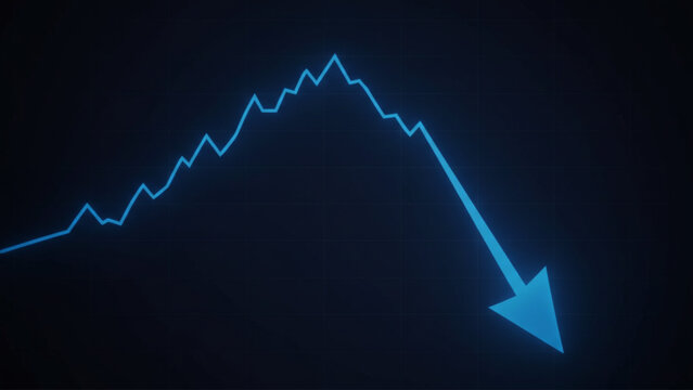business graph with arrow eps file