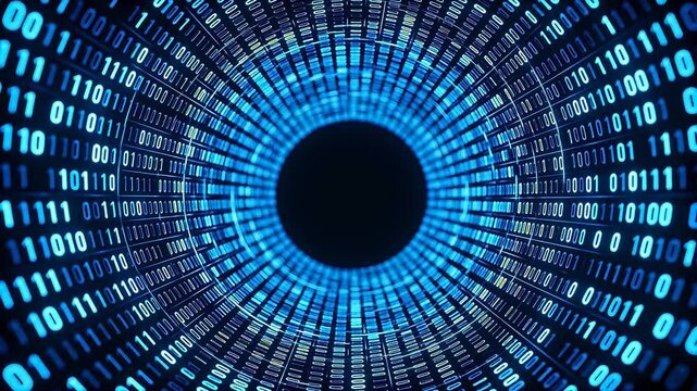 Digital binary code tunnel