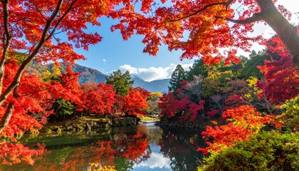leaves on trees in autumn