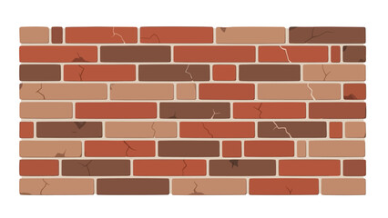 Obraz premium Brick Wall Texture Illustration Detailed, Textured, and Rustic Background Design Element