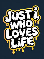 Vibrant typography with inspirational quote on dark background