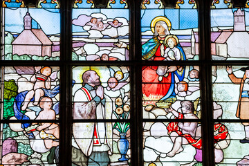 Saint Pierre church, Plouneour-trez, finistere, france