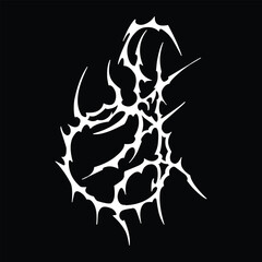 Edgy underground aesthetic sigil for tattoo inspiration.