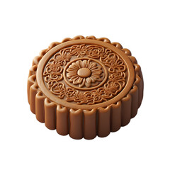 chocolate cake isolated