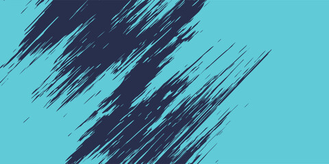 Abstract blue banner design vector, dynamic sporty horizontal background template for media promotion or web banner