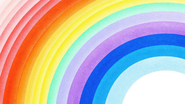 Abstract colorful rainbow background featuring a vibrant vector design with bright swirls, spectrum waves, and circular shapes for an artistic wallpaper illustration - Powered by Adobe