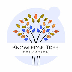 Knowledge Tree Education Logo Representing Growth and Learning
