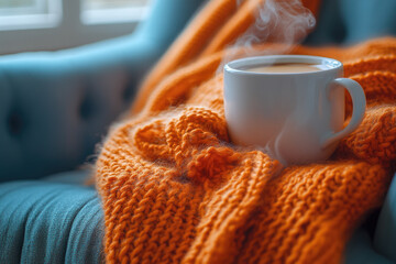A Soft Morning Moment With Coffee and Warmth