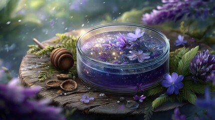 Lavender Honey Infusion: Natural Beauty & Organic Elixir