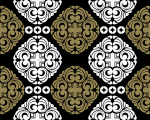 Abstract ethnic geometric pattern design for background or Wallpaper.