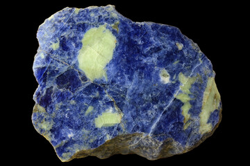 Royal Blue Sodalite, a Mineral from Swartbooisdrif, Namibia

