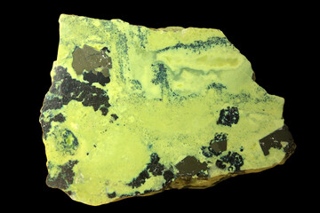 Lizardite with Pyrite and Magnetite, Mineral from the Pachapaqui Mine in Peru
