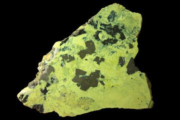 Lizardite with Pyrite and Magnetite, Mineral from the Pachapaqui Mine in Peru
