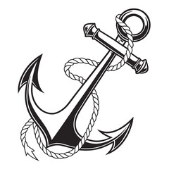 anchor with rope © Ashikur