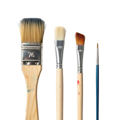 Collection of various paint brushes