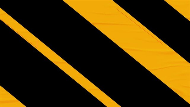 Abstract diagonal yellow and black warning stripes background, industrial hazard pattern design, modern graphic texture, high contrast safety concept for construction and caution visuals