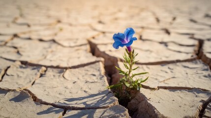 Hardy flower showcasing life against odds, great for posters, book covers, or projects about strength and perseverance in nature.