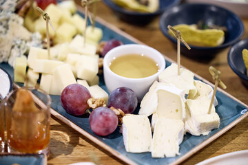 feta cheese with olives