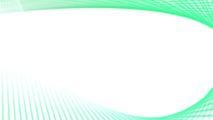 Emerald Luxury Geometric Lines with Text Space on Transparent Background