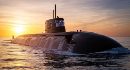 sunset over the sea , ship 