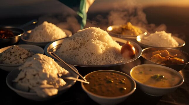 India Flag Morphing into Khichdi and Biryani