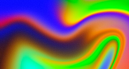 Obraz premium abstract fluid vibrant colorful background rainbow neon colors wallpaper seamless wave retro silk art swirly dynamic illustration 