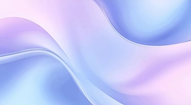 Dynamic Flowing Curves in Soft Pastel Tones for a Serene Abstract Backdrop Design