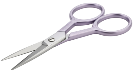 Isolated nail scissors for hand care. Manicure and pedicure accessory for professional styling