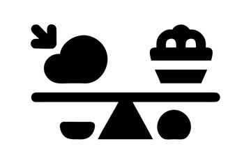 Balanced Diet Food Illustration  Flat Vector  Whit (7) Vector Illustration