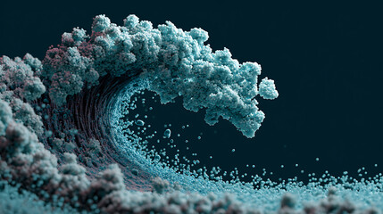 A striking animation of a wave made of microbes, representing an impending tidal wave of antimicrobial resistance (3)