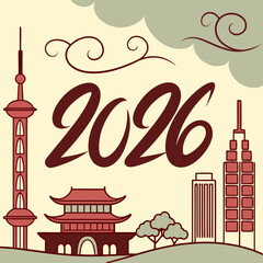 Happy New Year 2026 Design