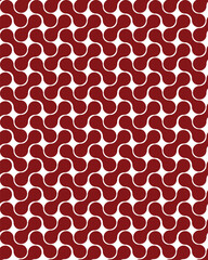 Wavy red pattern