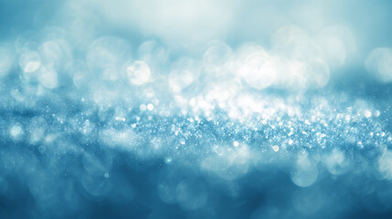 水色や青の玉ボケ背景素材（生成AI)