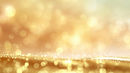 黄色や金色の玉ボケ背景素材（生成AI)